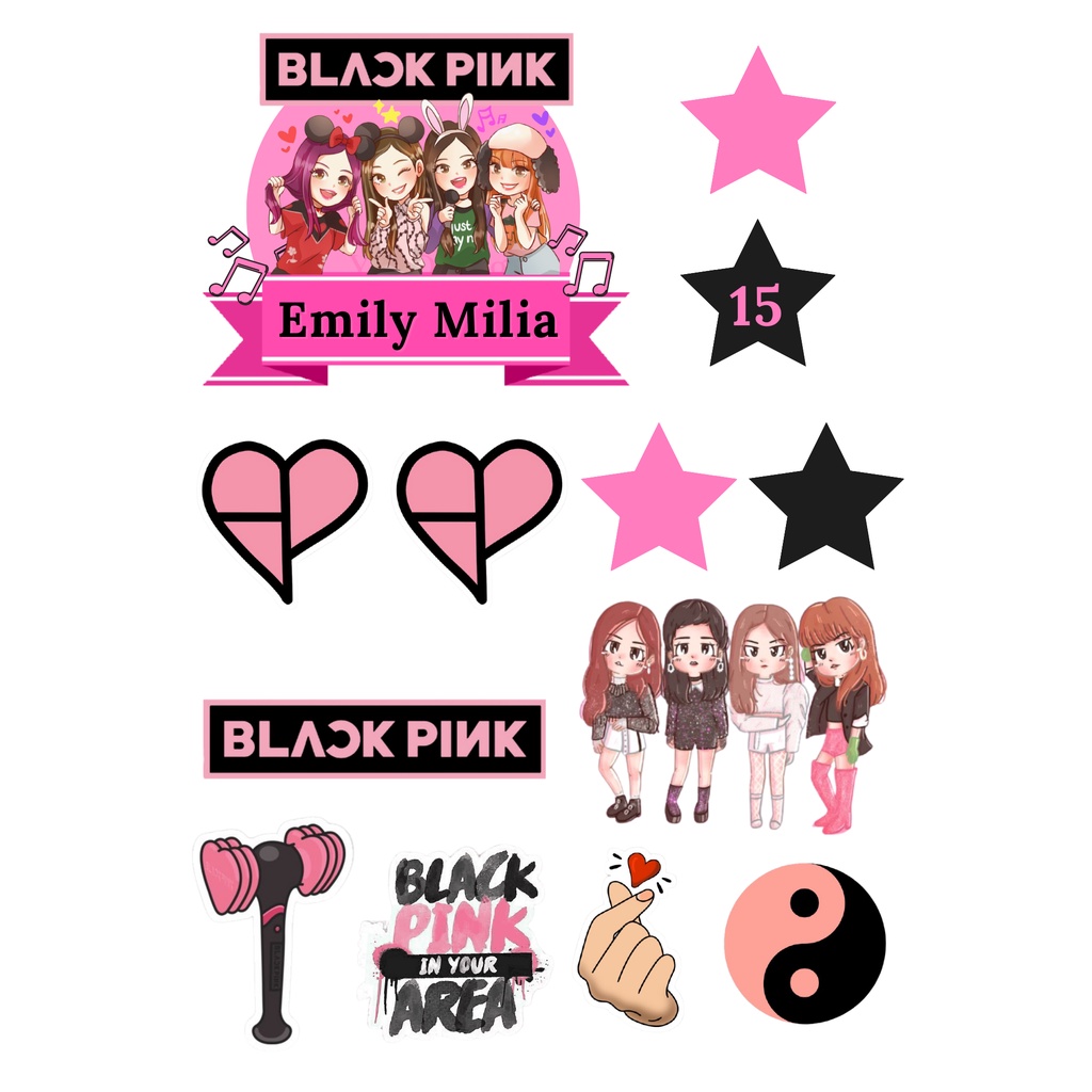 blackpink cake toppers printable off 69 canerofset com