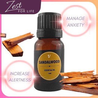 Sandalwood Essential Oil 10ml Aroma Aromatherapy Diffuser Fragrances Fragrance Perfume Freshener Minyak Terapi 檀香 精油