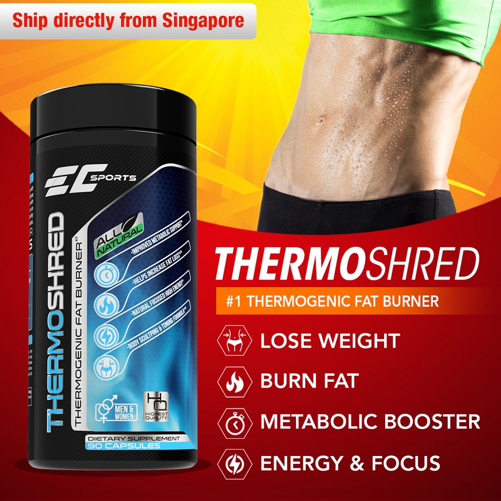 Thermoshred Thermogenic Fat Burner - Weight Loss Slimming Supplement, Burn Fat, Curb Appetite - 90's