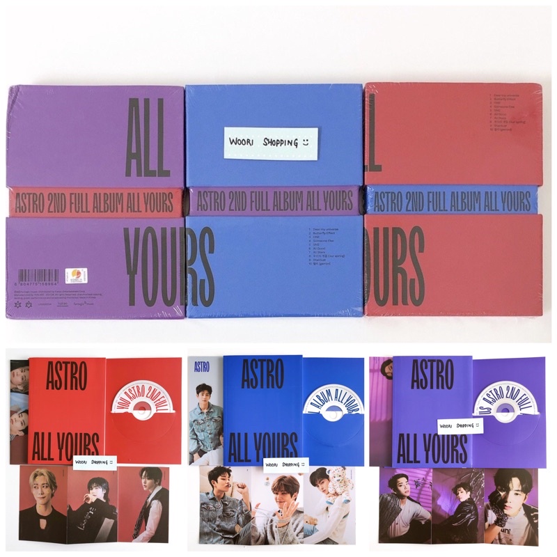 ASTRO 2nd Full Album All Yours Official Album (UNSEALED) | Shopee Malaysia