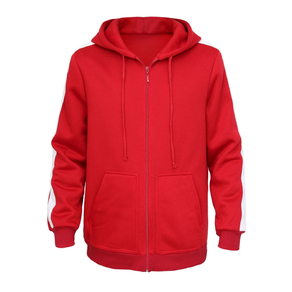 red hoodie