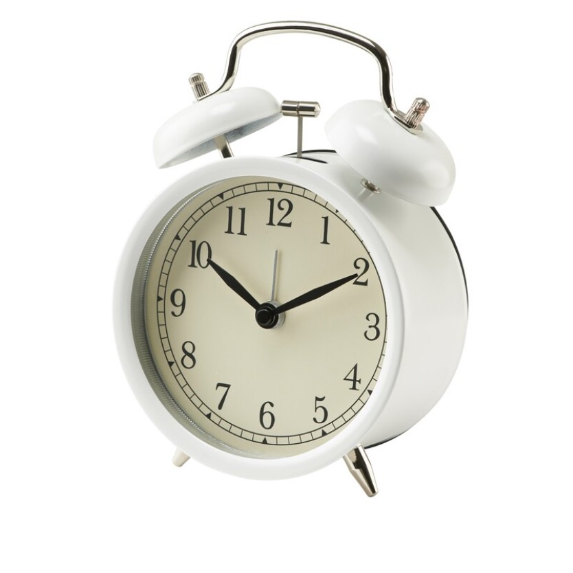 IKEA DEKAD Alarm clock, white (100% GENUINE) | Shopee Malaysia