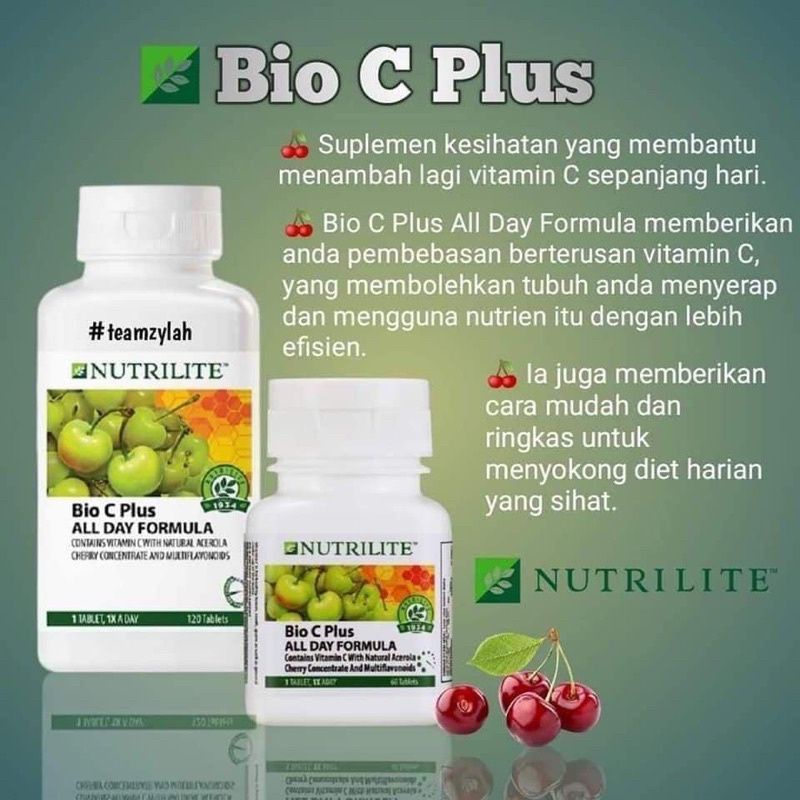 Amway Nutrilite Bio C Vitamin C Plus All Day Formula Tab