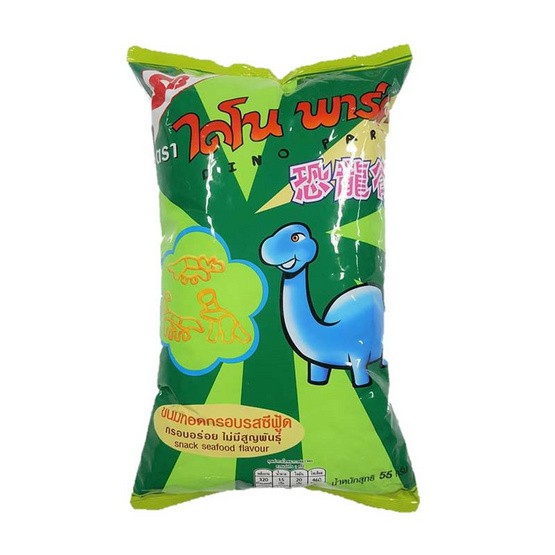 [Ready Stock] Thailand SB Dino Park Snack Seafood Flavour 55g | Shopee ...