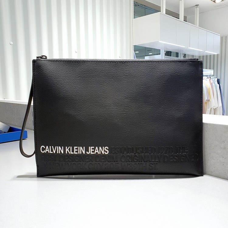 Calvin Klein ORIGINAL CK Established Utility Medium Travel Pouch Clutch Bag  for men Lelaki Tangan Klac Beg Black | Shopee Malaysia