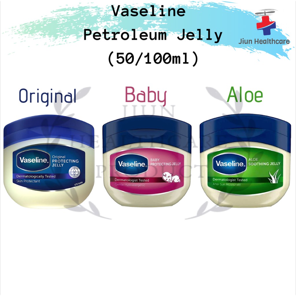 Vaseline Protecting Jelly Original Baby Aloe Vera Soothing 50 100ml Shopee Malaysia