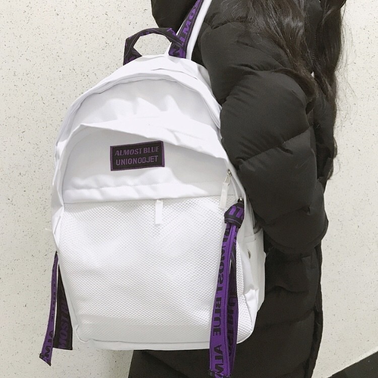 almost blue x union objet ultra violet backpack