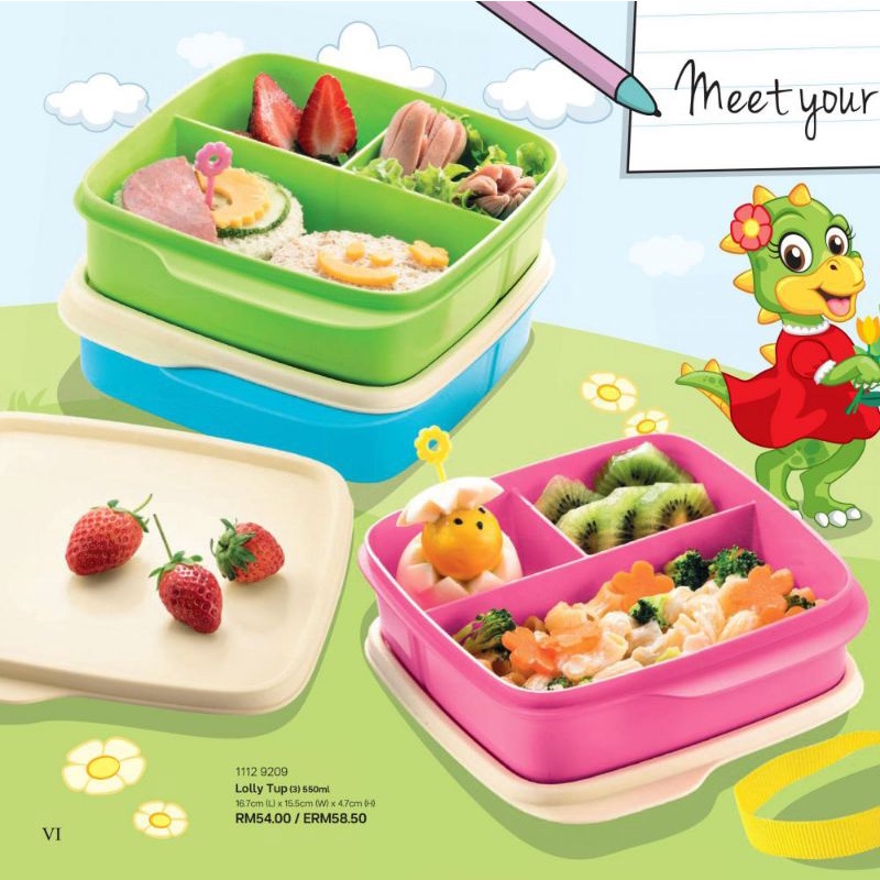 Tupperware Kids Bento Box (NEW) Shopee Malaysia