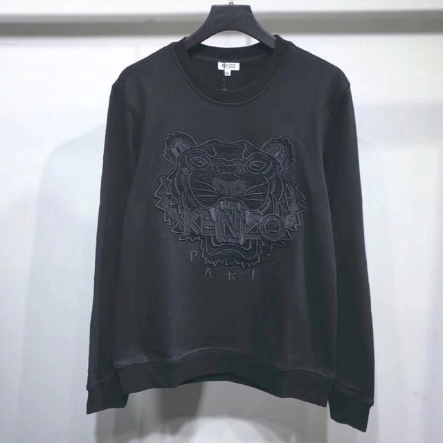 kenzo all black sweatshirt