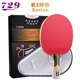 729 Ping Pong Racket Professional Offensive Table Tennis Racket King 6 7 8 9Star ITTF Approved Ping Pong Paddle for Intermediate