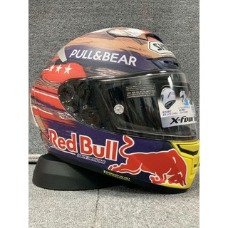 Free Visor Shoei X14 93 Orange Ant Redbull Motorcycle Sport Riding Full Face Helmet Shopee Malaysia