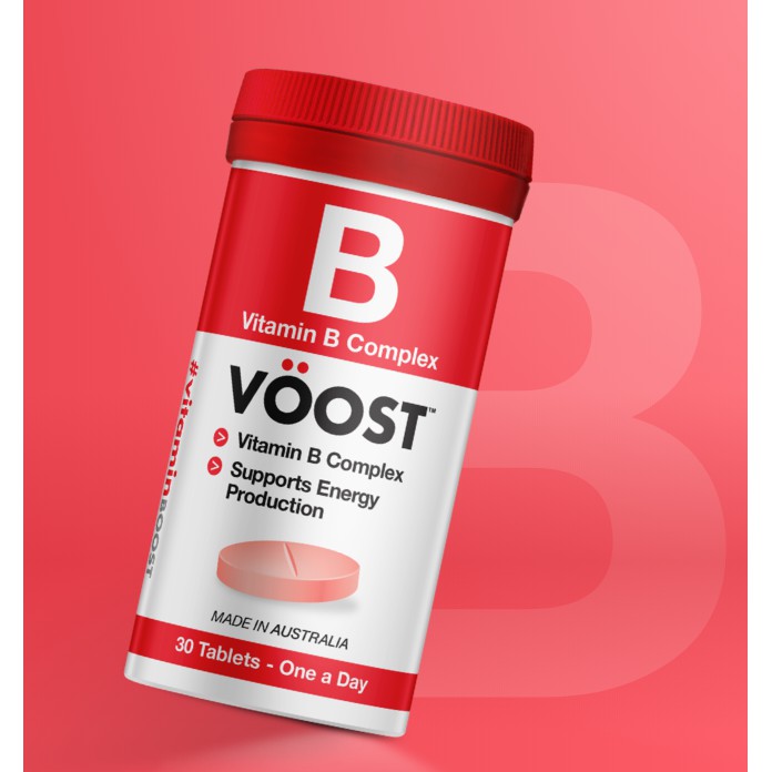 Voost Vitamin B Complex 30 Tablets Shopee Malaysia