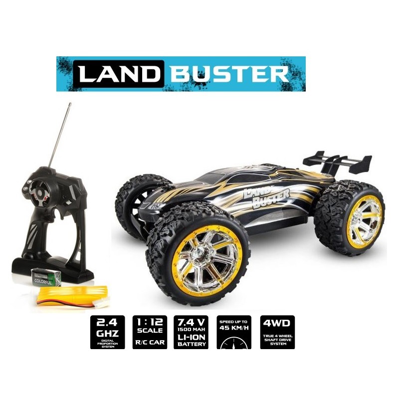 land buster rc car battery