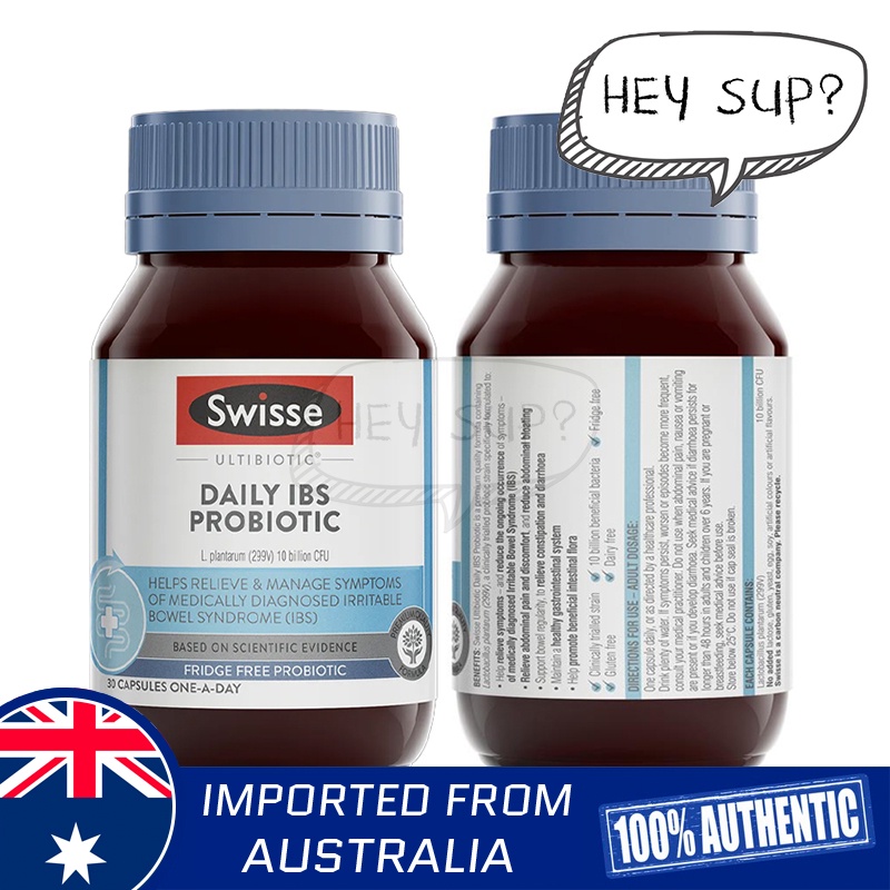 Swisse Ultibiotic Daily IBS Probiotic 30 Capsules | Shopee Malaysia