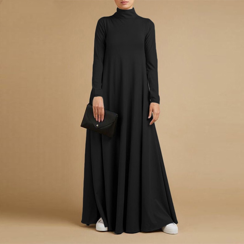 Pakaian Jubah Labuh Moden Saiz Besar Lengan Panjang Wanita Set Baju ...