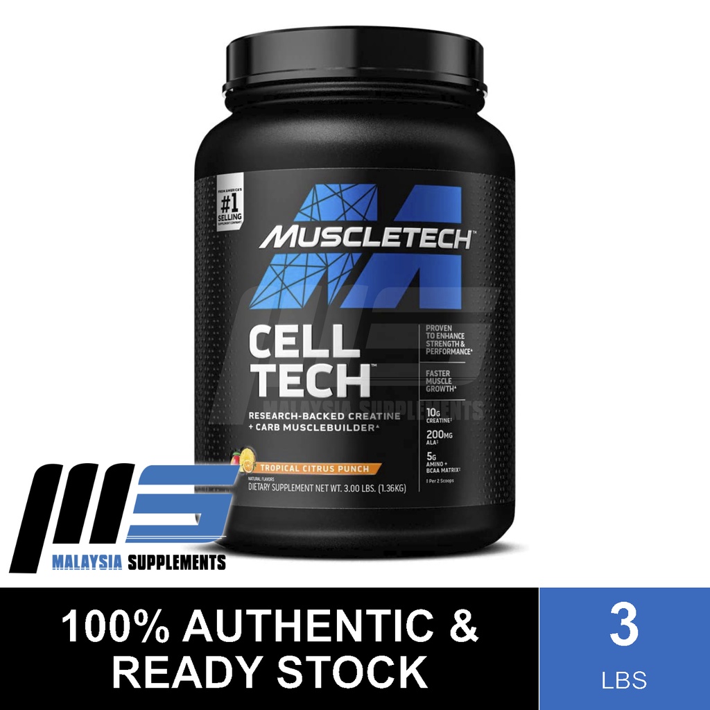 Muscletech Cell Tech, 3lbs - Post Workout, Muscle Strength & Endurance 