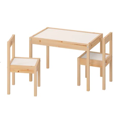  IKEA  LATT Children Table 2 pcs Chairs Meja  Budak  Set 