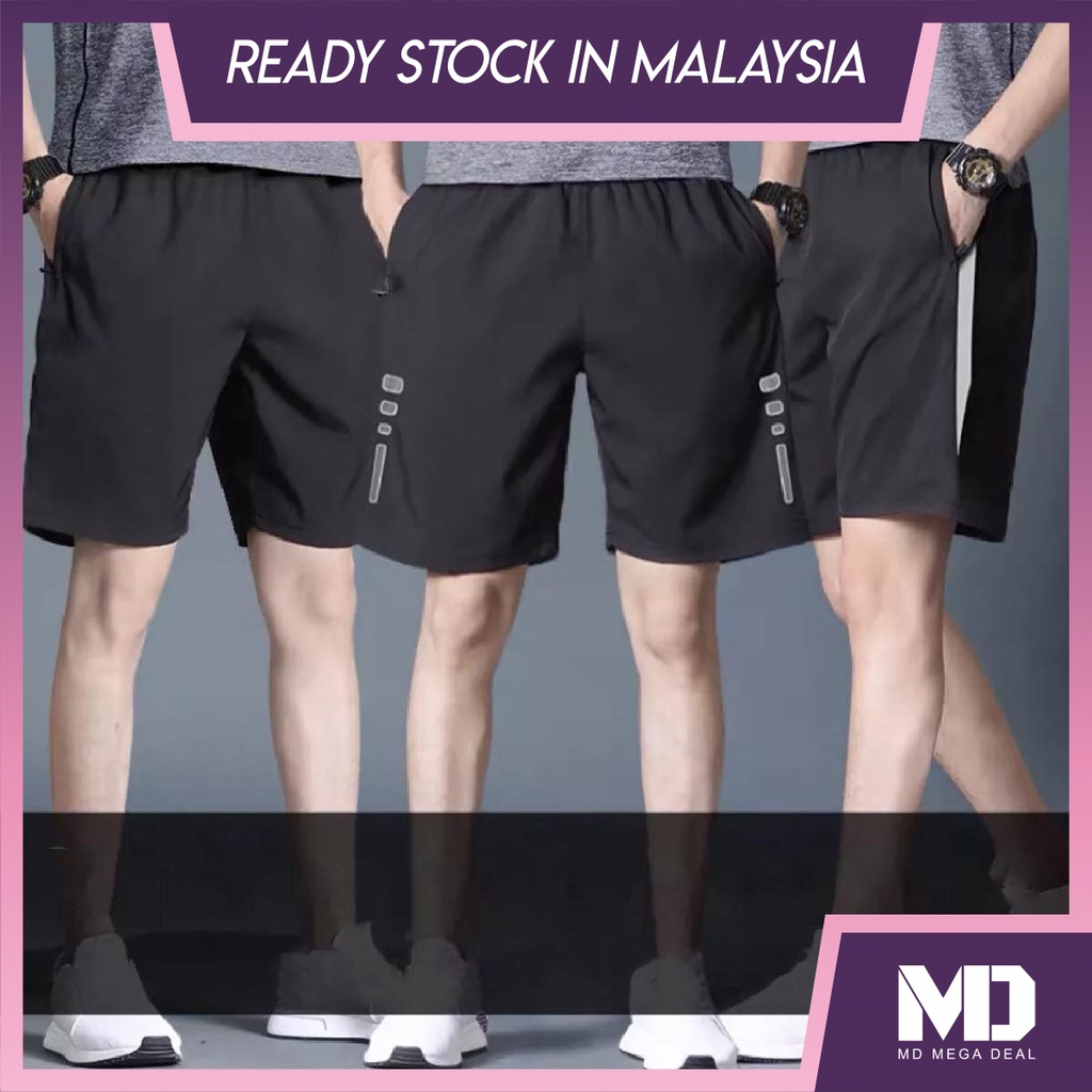 《Mega Deal》Men Sport Short Pants Shorts Seluar Lelaki Seluar Pendek Casual Pants Seluar Sport