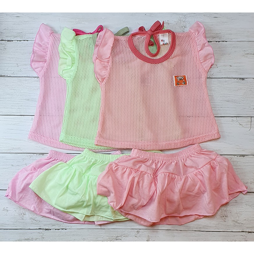 👗🌹🦄3 Set Baby Girl Clothing Set Summer Ware 6m-18mths | Shopee Malaysia