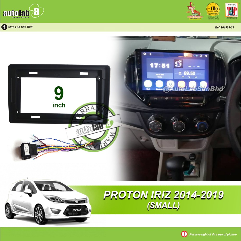 Android Player Casing 9" Proton Iriz 2014-2019 (Small Type)