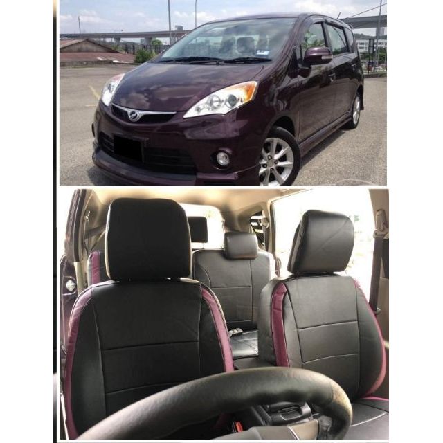 Fabric Seat Armrest Protection Covers Black to fit 05-10 Toyota Sienna