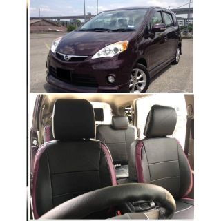 PROTON EXORA SEAT COVER PVC SEMI LEATHER WITH SPONGE 