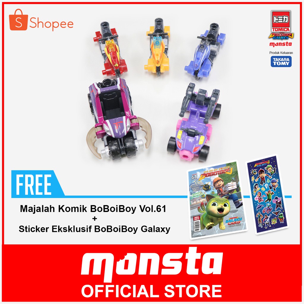 BoBoiBoy Galaxy TOMICA BoBoiBoy Petir Shopee Malaysia