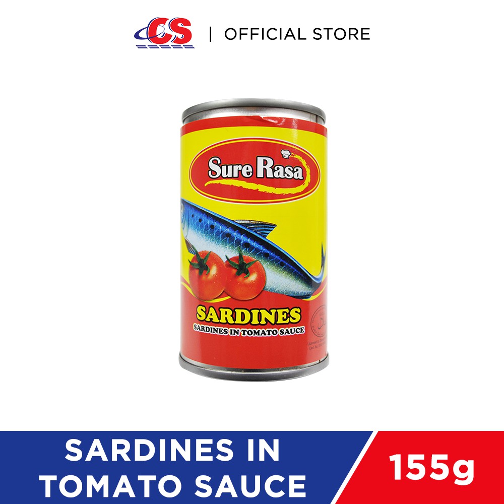 SURE RASA Sardines In Tomato 155g | Shopee Malaysia
