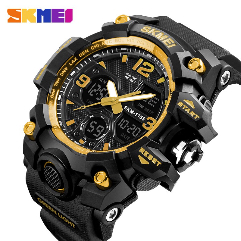 skmei watch 1155 gold