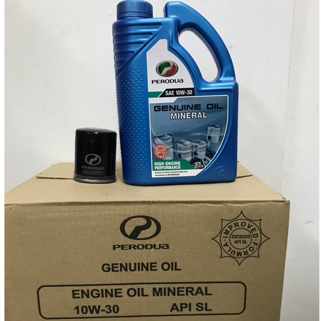 Perodua Engine Oil 3l - Gambar FGH