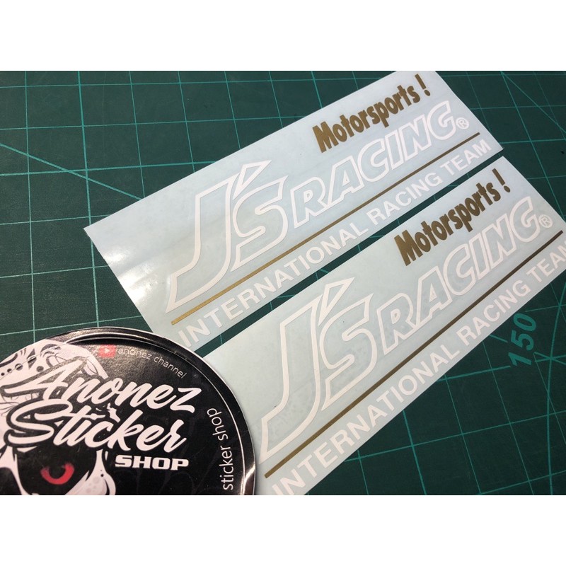 Js Racing Decal For Gt Wing Plot Sticker Shopee Malaysia