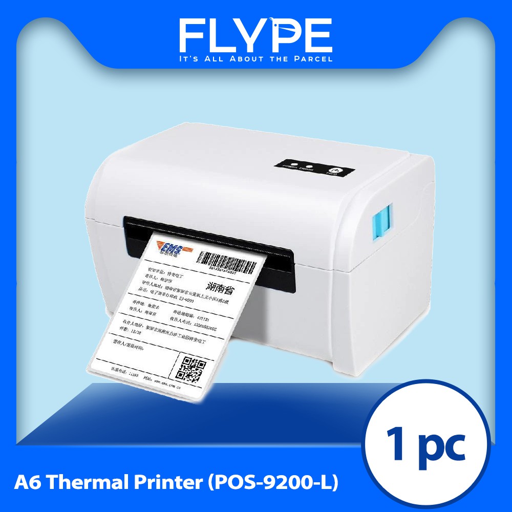 Flype A6 Thermal Printer Waybill Barcode Shipping Label Consignment Note Printer Bluetooth 