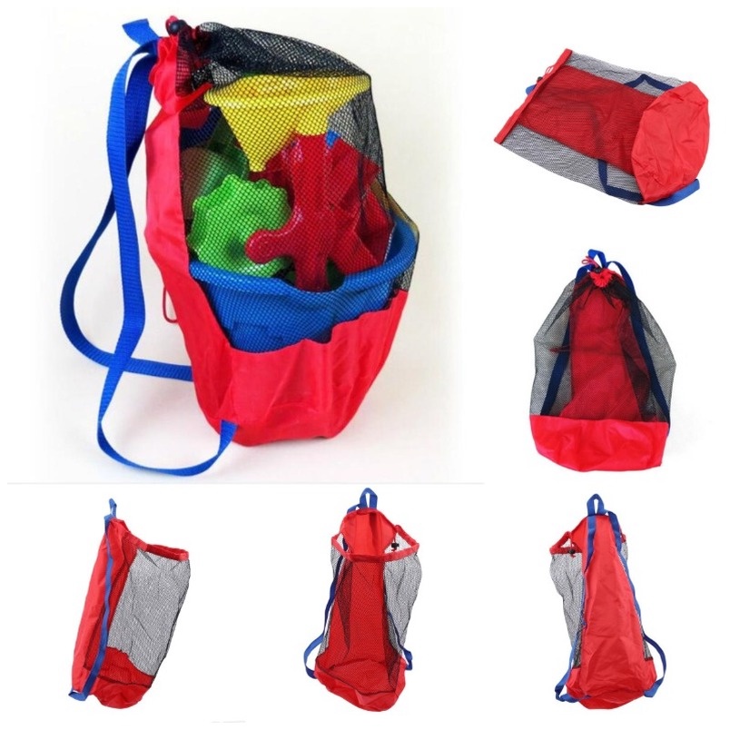 Reusable Baby Mesh Bag Storage Bags Daily Beach Children Mesh Bag Sports Clothes Towels Net Bag