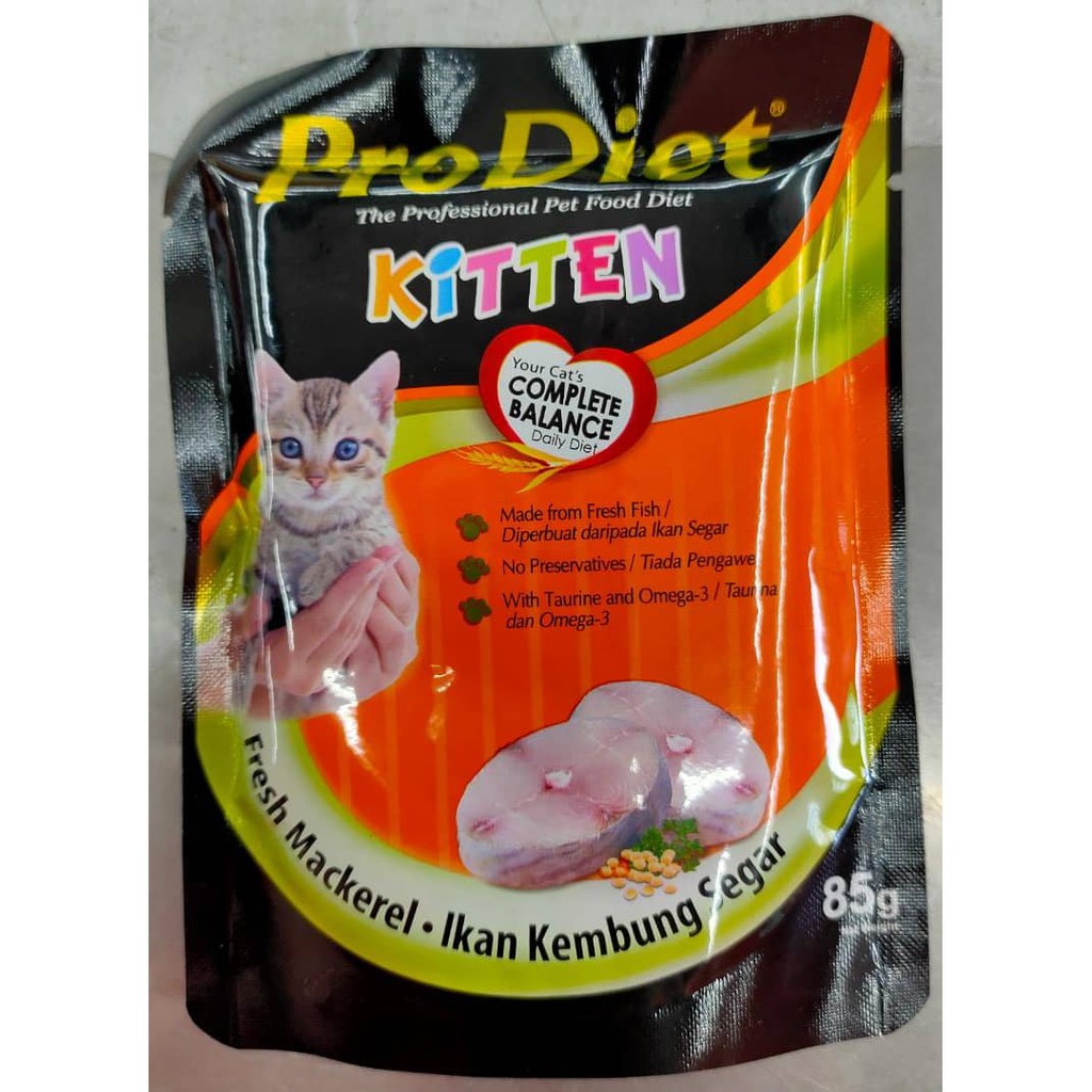 Prodiet Kitten Mackerel 85g | Shopee Malaysia
