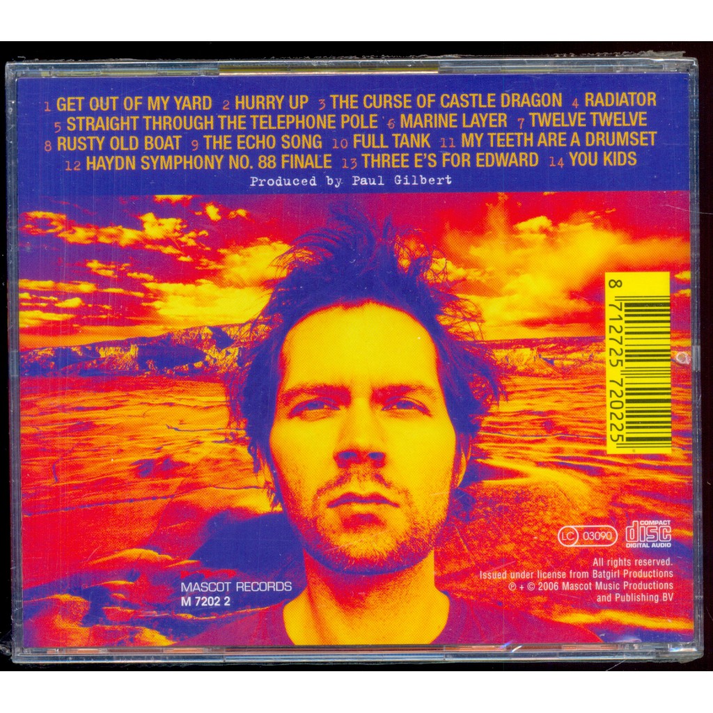 Paul Gilbert Get Out Of My Yard New Cd Shopee Malaysia