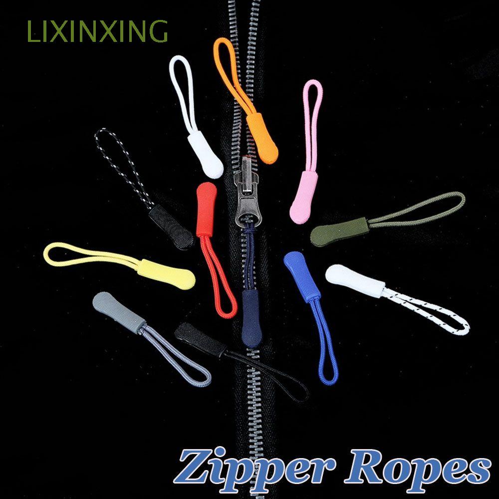 Fashion Portable LIXINXING 10Pcs Zip Cord Suitcase Zipper Puller Buckle Tent Travel Rope Bag Replacement End Fit Ropes - Image 5