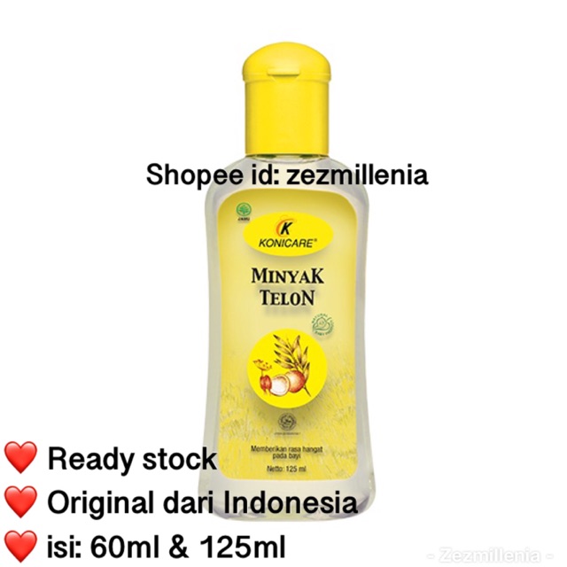 Minyak Telon Bayi Konicare Ready Stock Shopee Malaysia