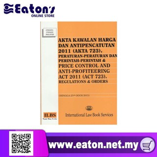 Ilbs Akta Kawalan Harga Antipencatutan 2011 Akta 723 Shopee Malaysia