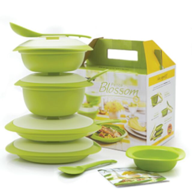 Tupperware Petit Blossom Hijau Shopee Malaysia