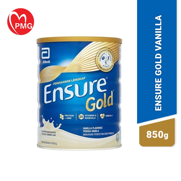 [pmg Pharmacy] Ensure Gold Vanilla 850g Can Complete Nutrition To Improve Strength High