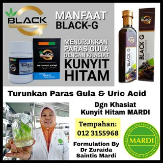 Buy Black G Mardi Original Kunyit Hitam Asli Gift Seetracker Malaysia