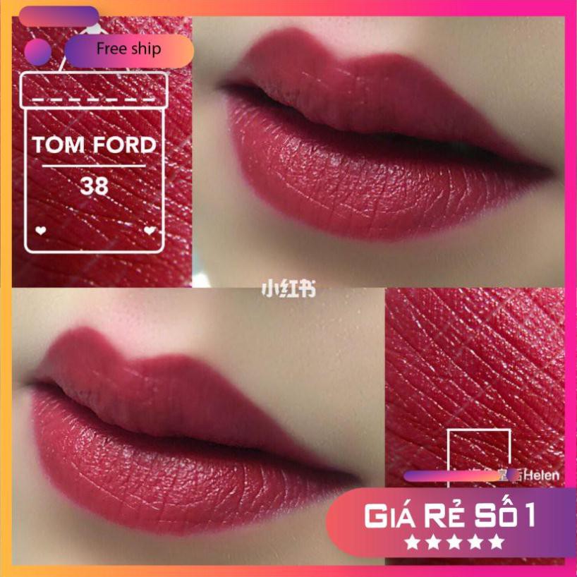 Tom Ford Lip Color Matte 38 Night Porter - Luxurious Cold Red | Shopee  Malaysia