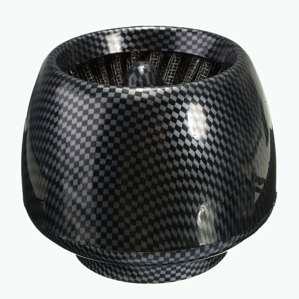 48mm Pitbike Air Filter Carbon Fibre Performance High flow Jetcone Style Angled Neck