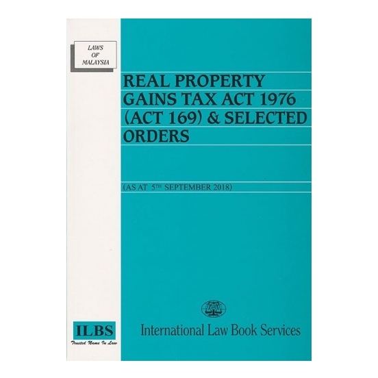 Real Property Gains Tax Act 1976 Act 169 Selected Orders Shopee Malaysia