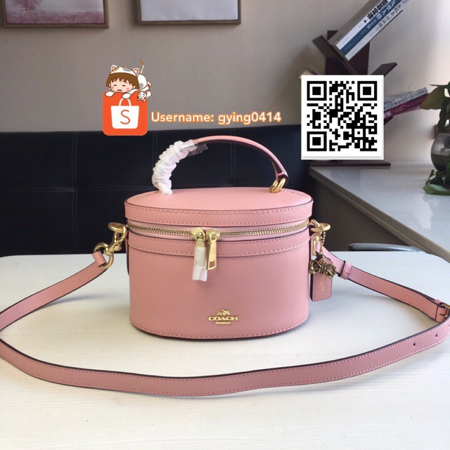 coach selena trail bag pink