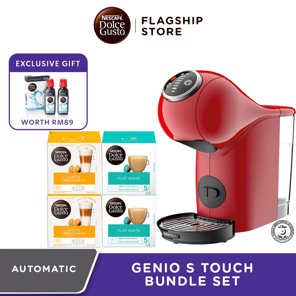[Exclusive Set] NESCAFE Dolce Gusto RED Genio S Plus Coffee Machine