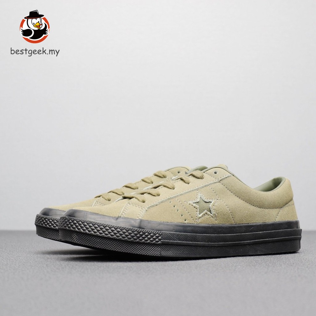 converse one star dark green