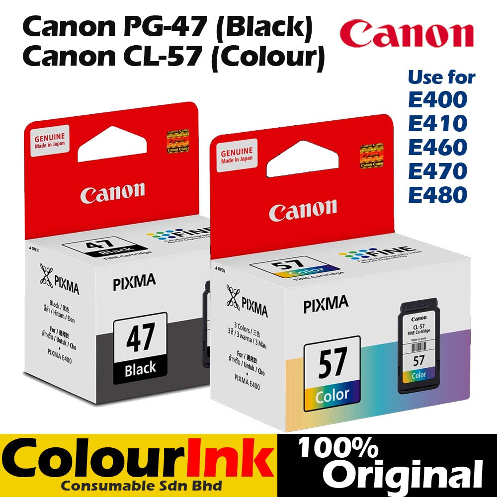 canon e470 cartridge combo