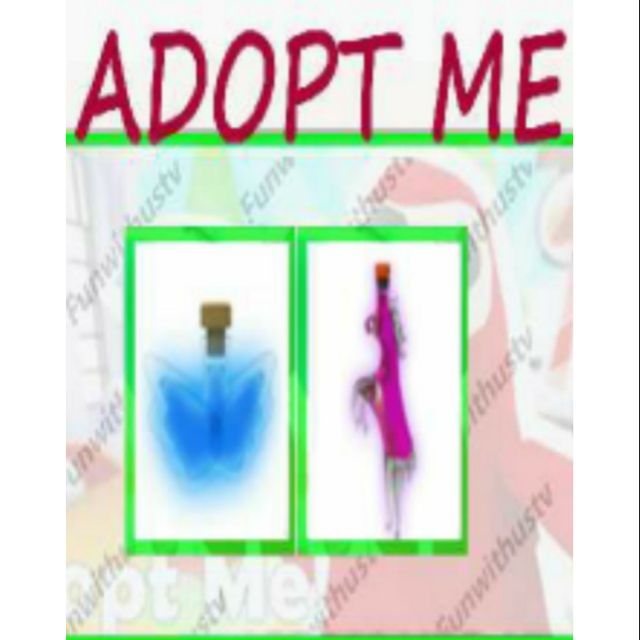 Adopte Me Fly Portion And Ride Potion Shopee Malaysia - how to get a free flying pet potion in adopt me roblox