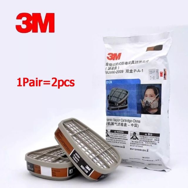 3M 6001CN Organic gas vapor cartridge spray paint replaceable